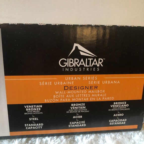 Gibraltar Mailboxes Wall Mount Bronze Metal Standard Lockable Mailbox - Picture 13 of 13